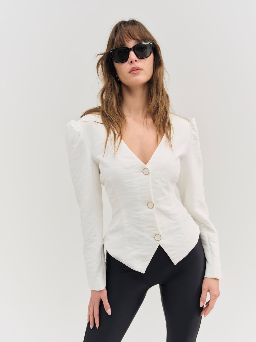 Kristen Blazer - Cream | For Love and Lemons
