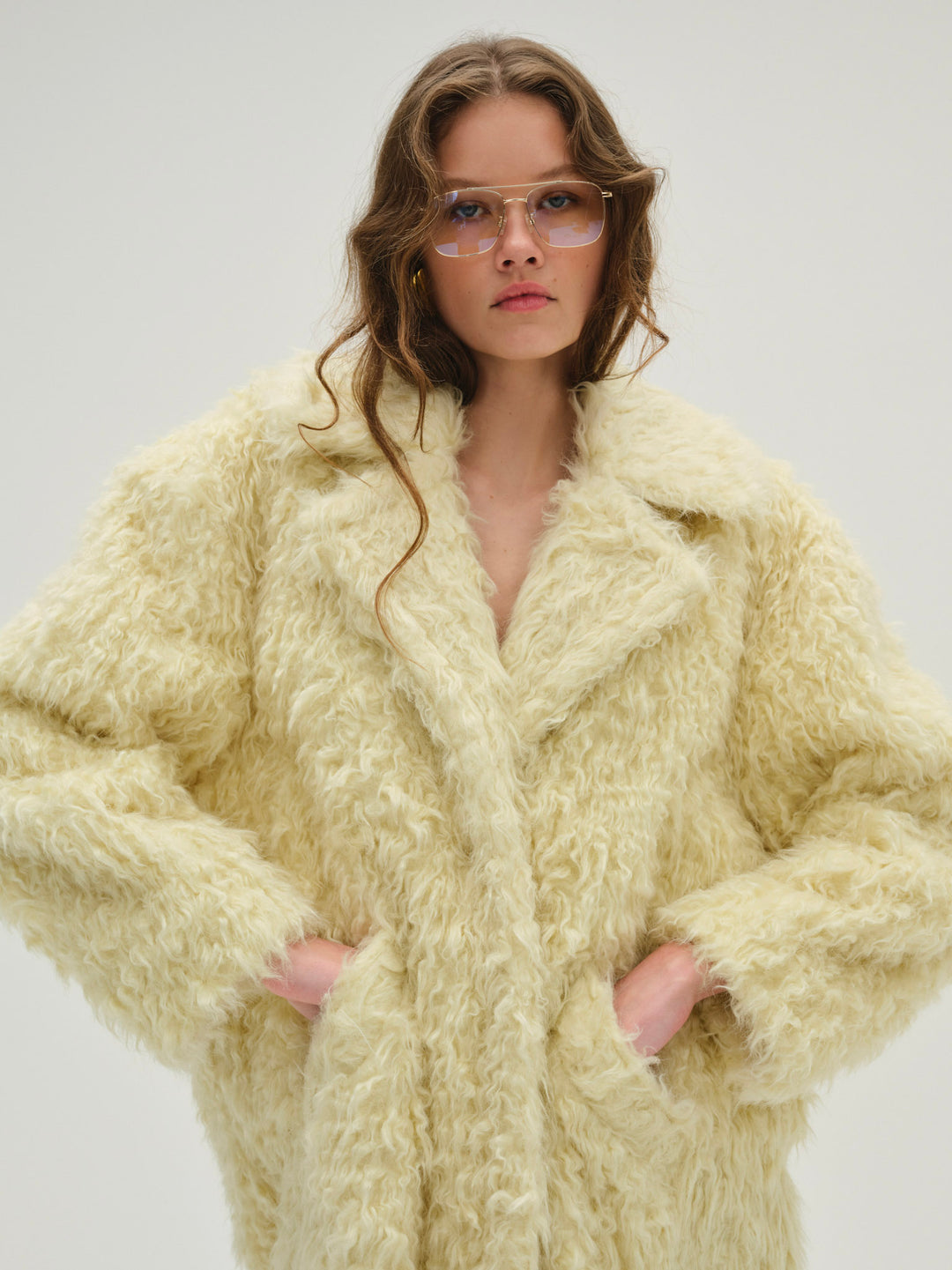 Serenne Coat - Yellow | For Love and Lemons