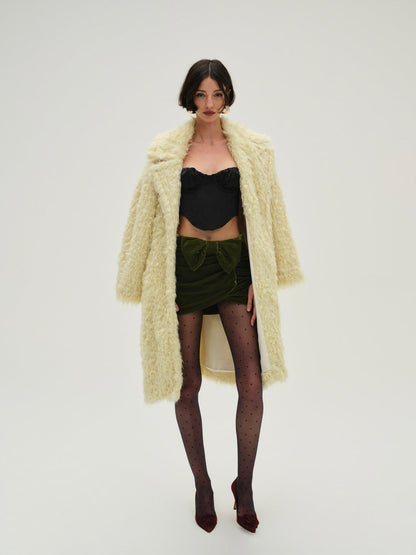 Serenne Coat - Yellow | For Love and Lemons