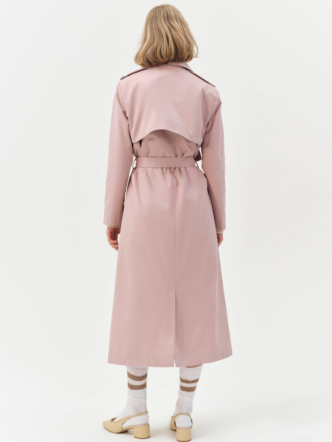 Reese Trench Coat - Mauve | For Love and Lemons