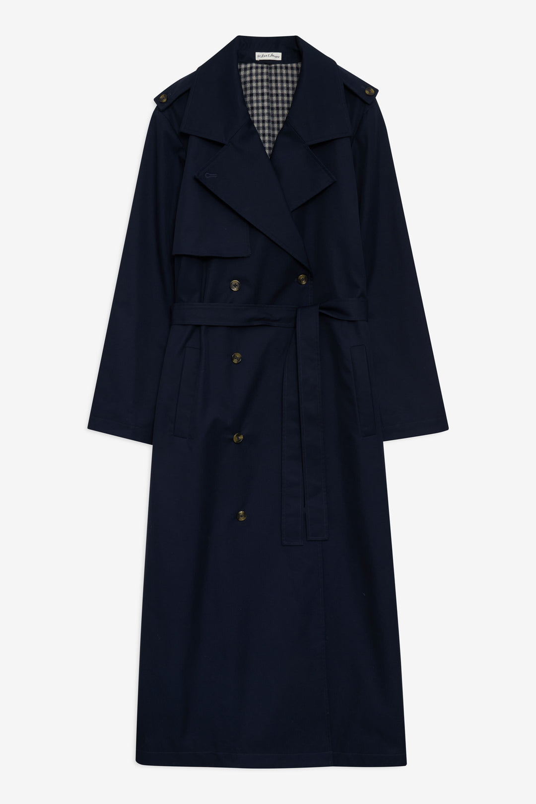 Reese Trench Coat - Navy | For Love and Lemons