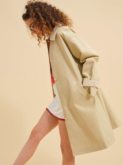 Gabardine Trench Coat - CAMEL | For Love and Lemons