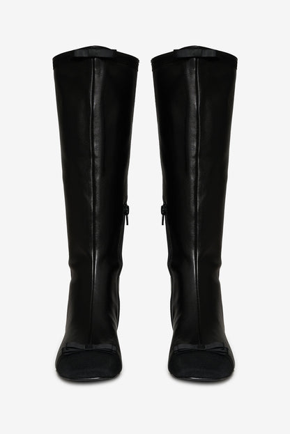 Claudine Cap Toe Boot - Black | For Love and Lemons