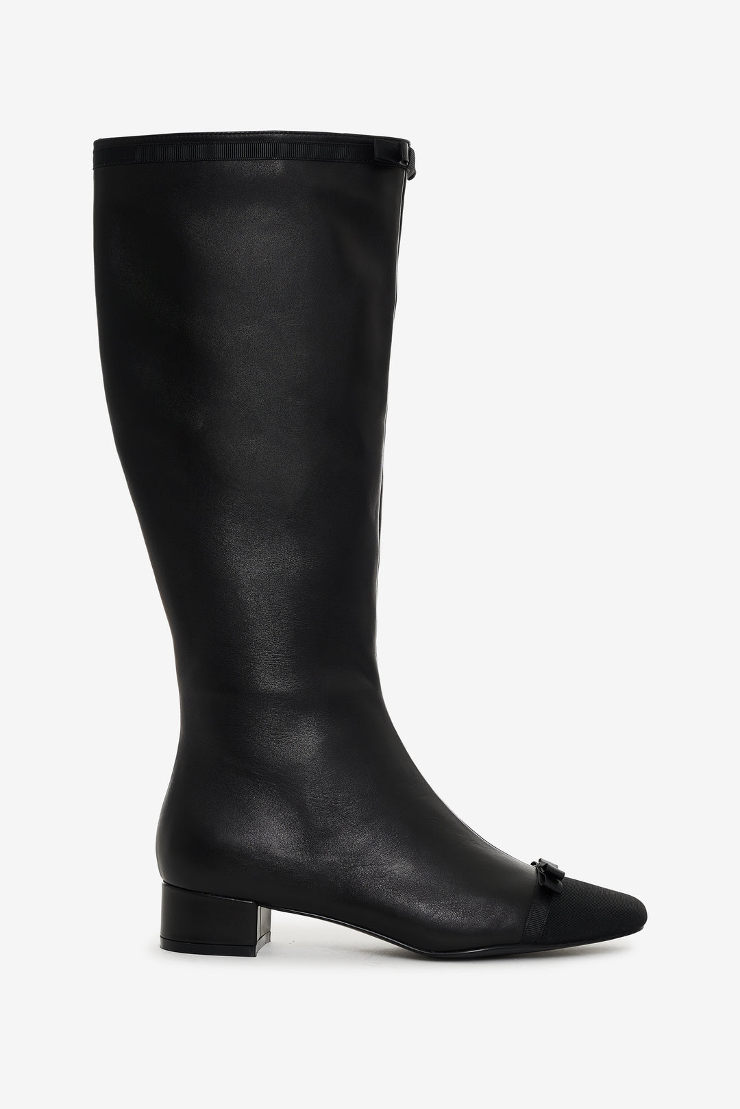 Claudine Cap Toe Boot - Black | For Love and Lemons