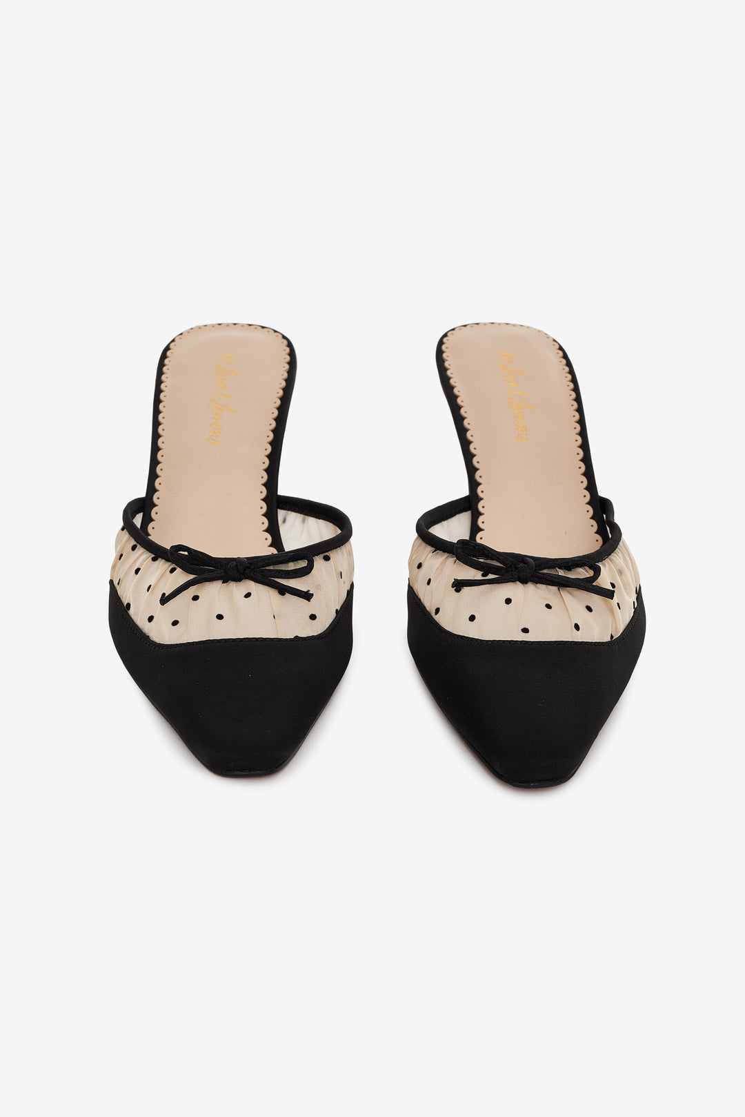 Lili Mule Heel - Black | For Love and Lemons