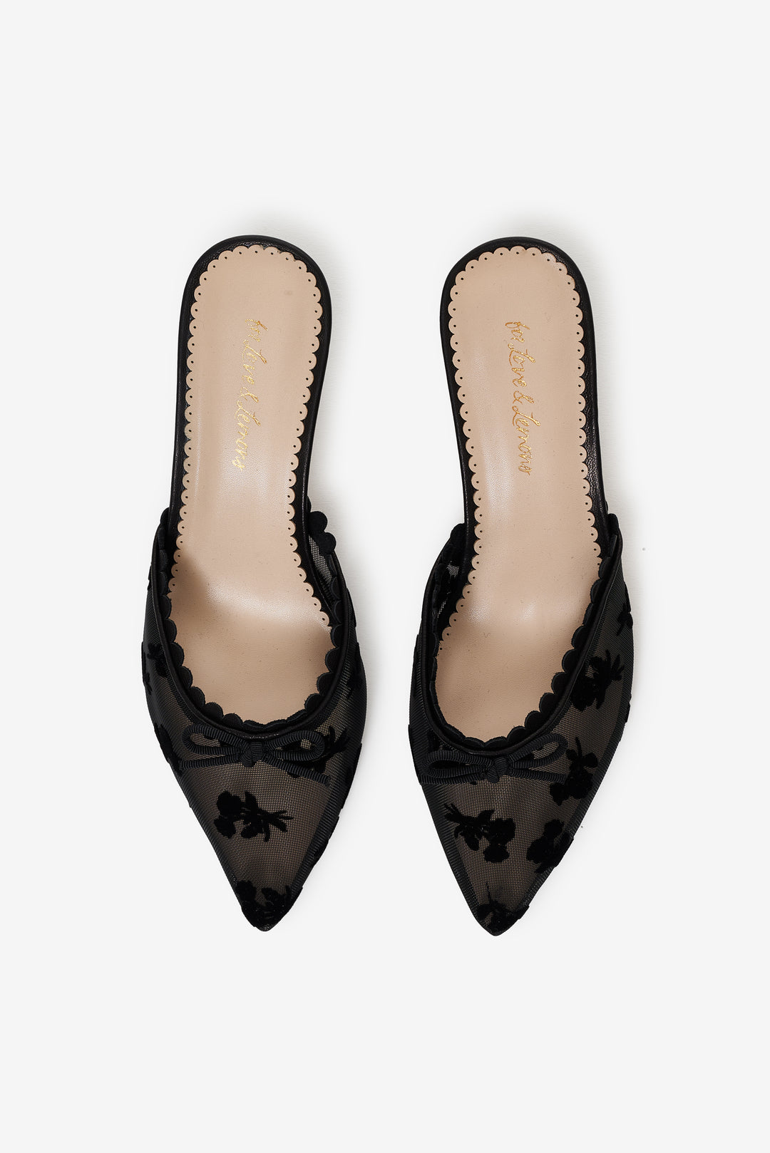 Sylvie Mule Heel - Black | For Love and Lemons