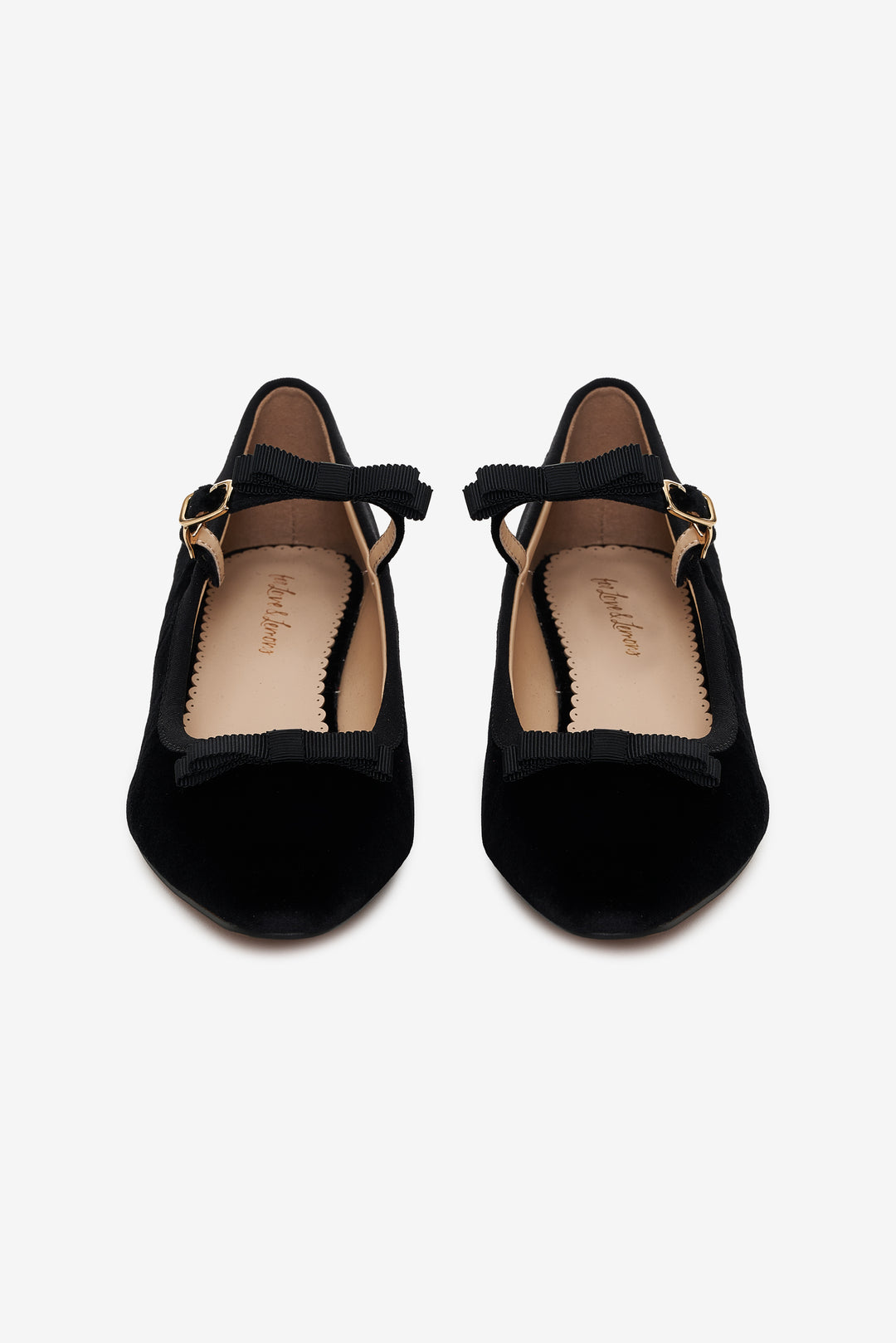 Lucia Velvet Mary Jane - Black | For Love and Lemons