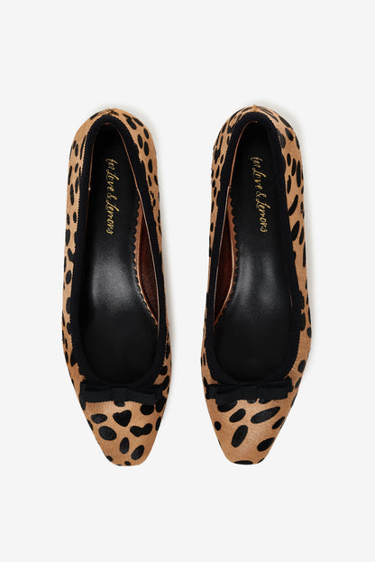 Lucia Ballet Pump - Brown | For Love and Lemons