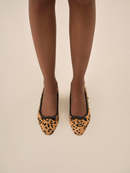 Lucia Ballet Pump - Brown | For Love and Lemons