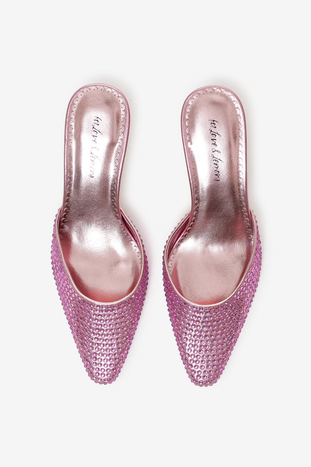 Cleo Mule Heel - Baby Pink | For Love and Lemons