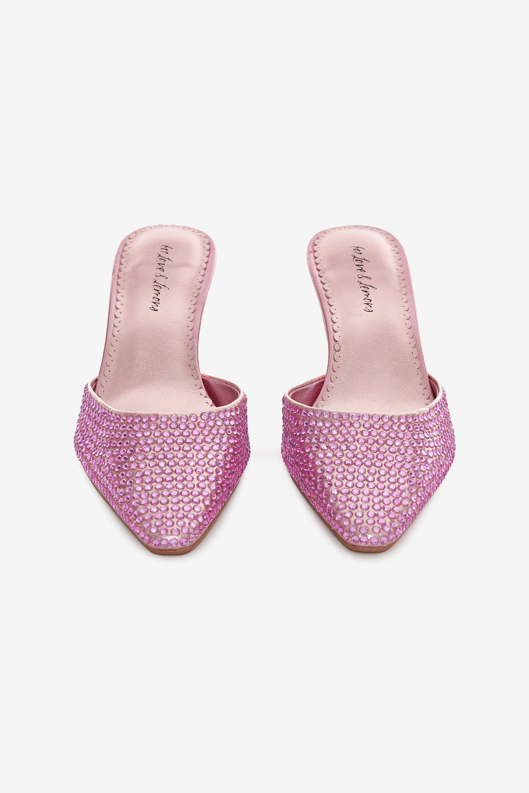 Cleo Mule Heel - Baby Pink | For Love and Lemons