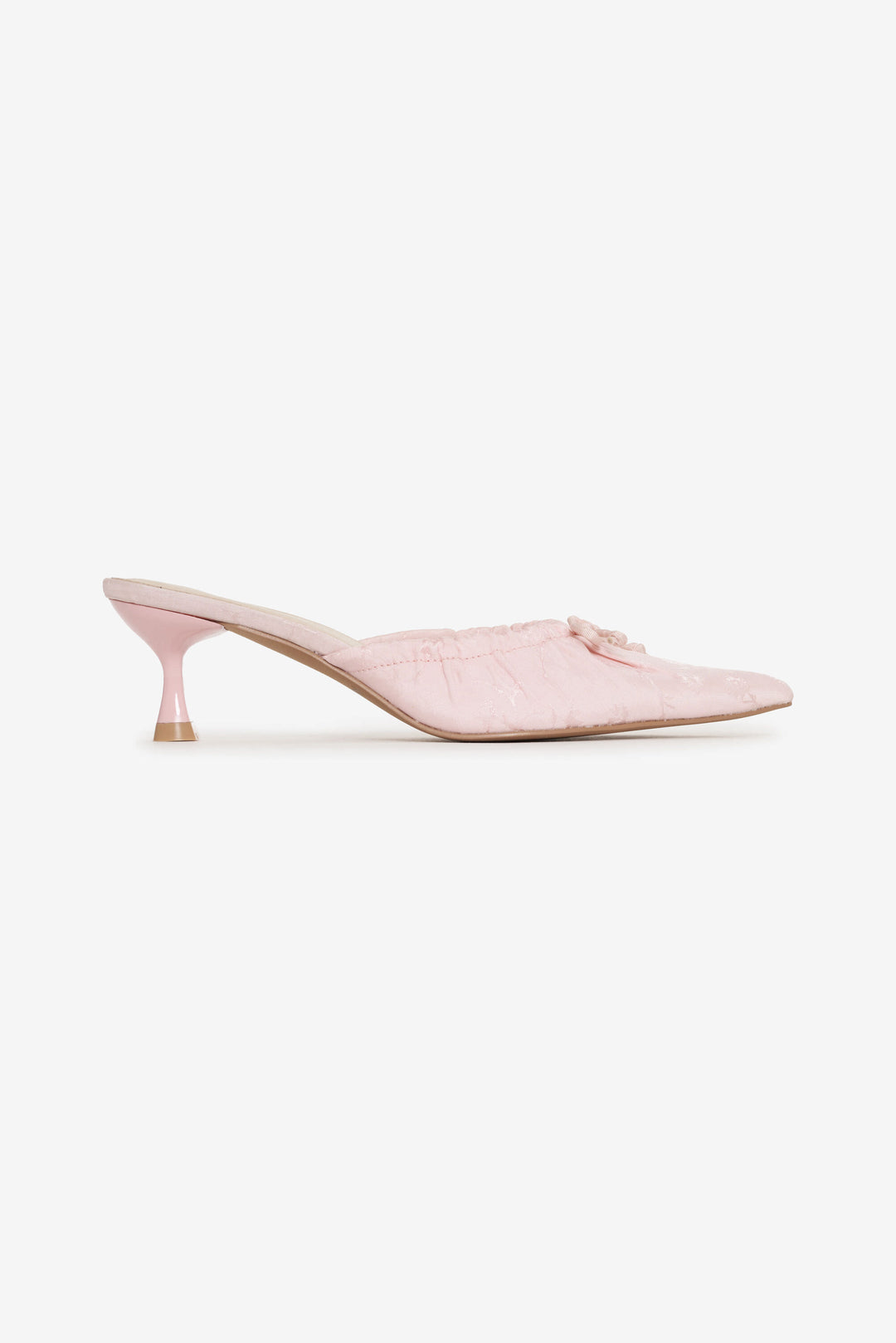 Colette Mule Heel - Pink | For Love and Lemons