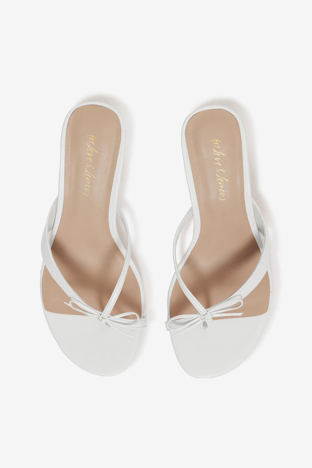 Elea Heel - White | For Love and Lemons