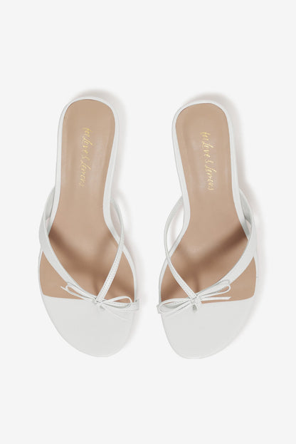 Elea Heel - White | For Love and Lemons