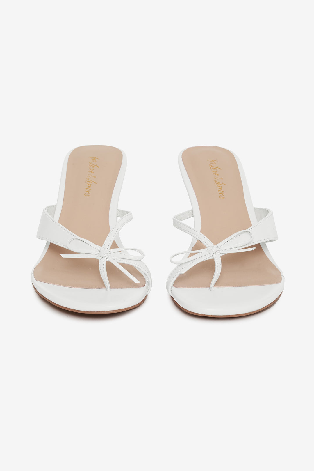 Elea Heel - White | For Love and Lemons