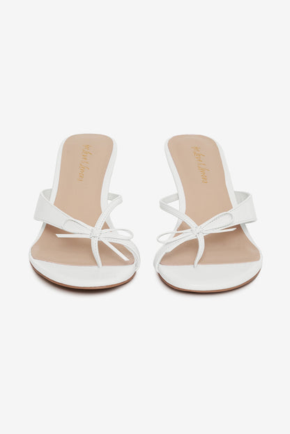 Elea Heel - White | For Love and Lemons