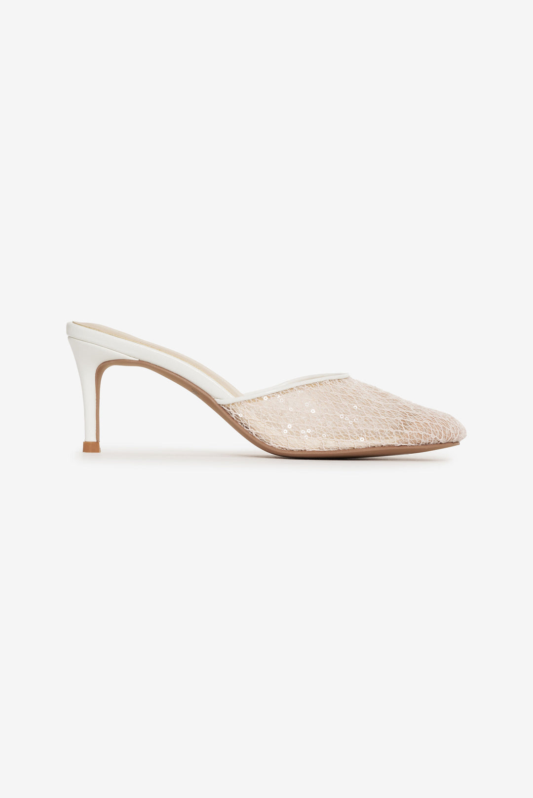 Claudia Lace Heel - White | For Love and Lemons