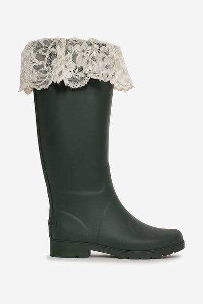 Brigitta Rain Boot - Evergreen | For Love and Lemons