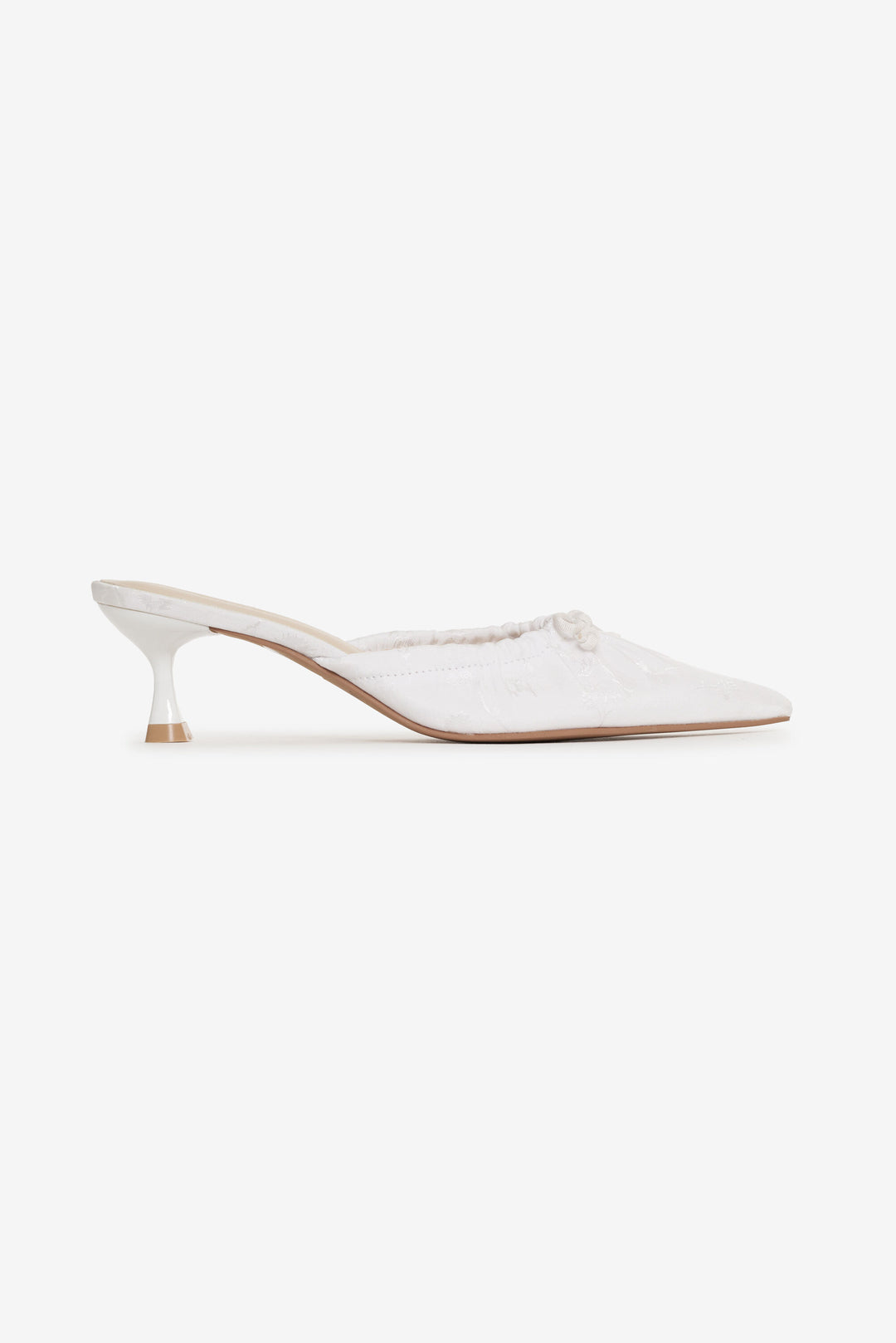 Colette Mule Heel - Cream | For Love and Lemons