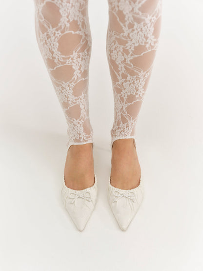 Colette Mule Heel - Cream | For Love and Lemons