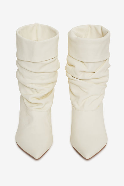 Verbana Slouch Boot - Cream | For Love and Lemons