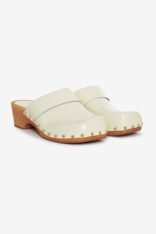 Adahlia Clog - Cream | For Love and Lemons