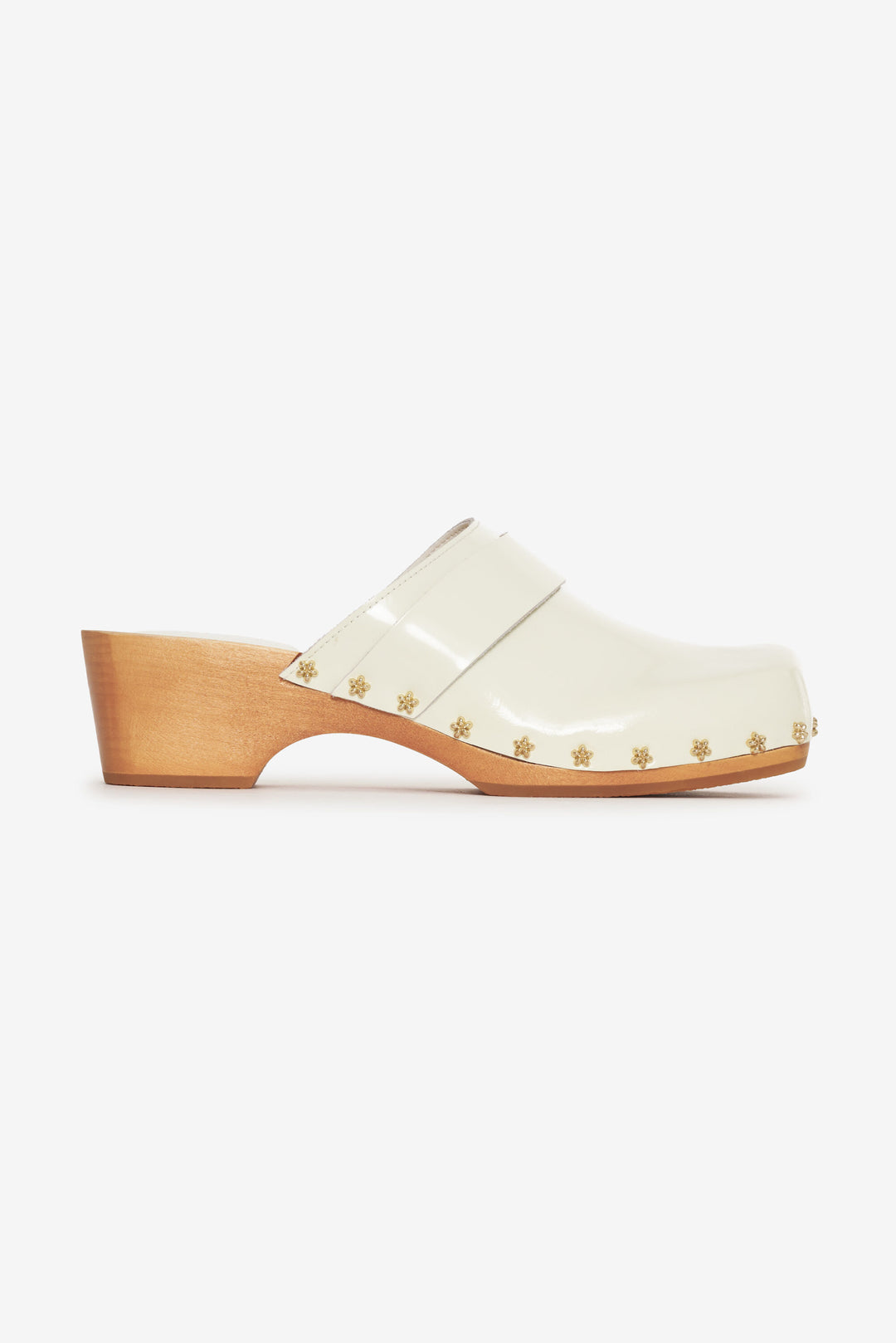 Adahlia Clog - Cream | For Love and Lemons
