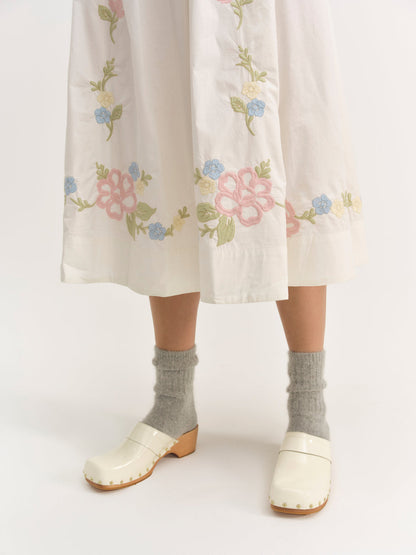 Adahlia Clog - Cream | For Love and Lemons