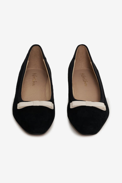 Rosie Ballet Flat - Black | For Love and Lemons