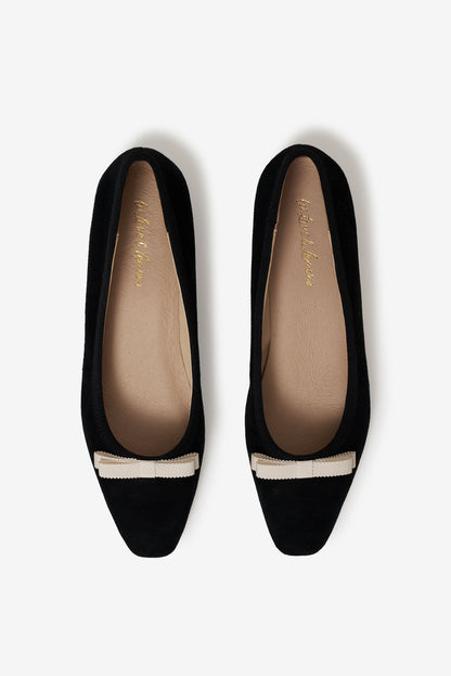 Rosie Ballet Flat - Black | For Love and Lemons