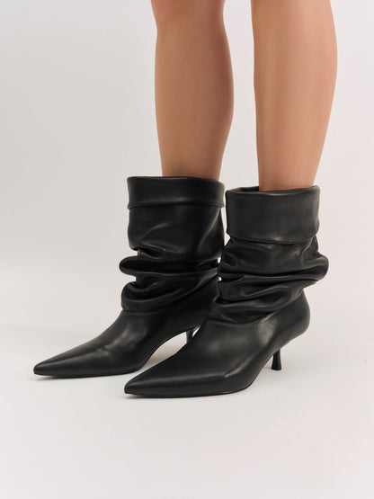 Verbana Slouch Boot - Black | For Love and Lemons
