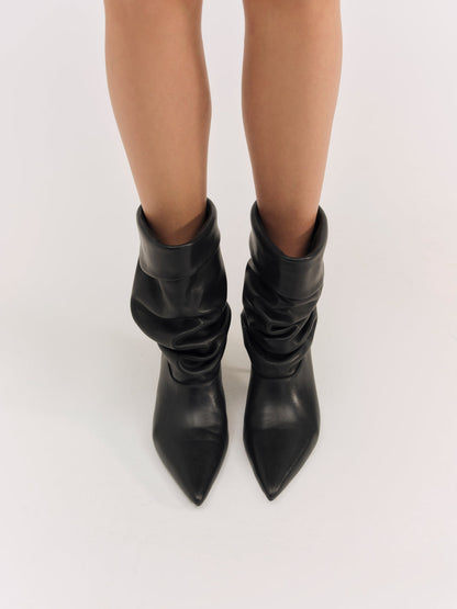 Verbana Slouch Boot - Black | For Love and Lemons