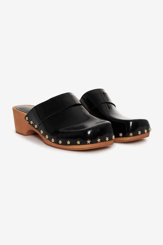 Adahlia Clog - Black | For Love and Lemons