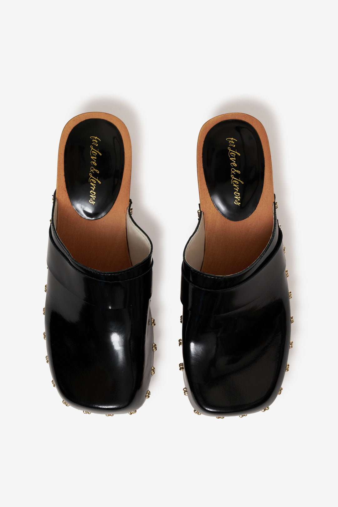 Adahlia Clog - Black | For Love and Lemons