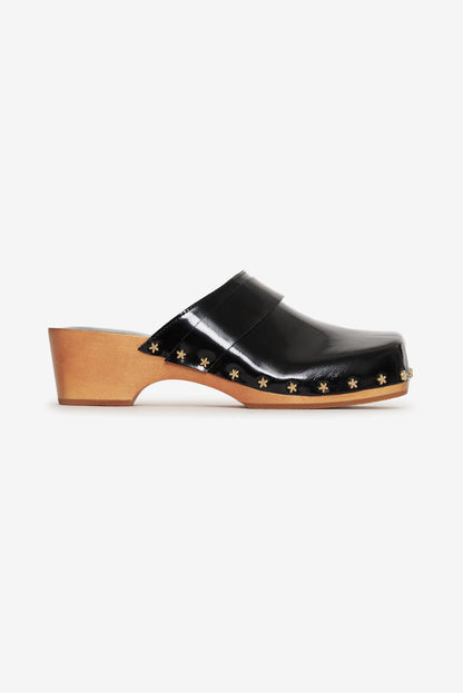 Adahlia Clog - Black | For Love and Lemons