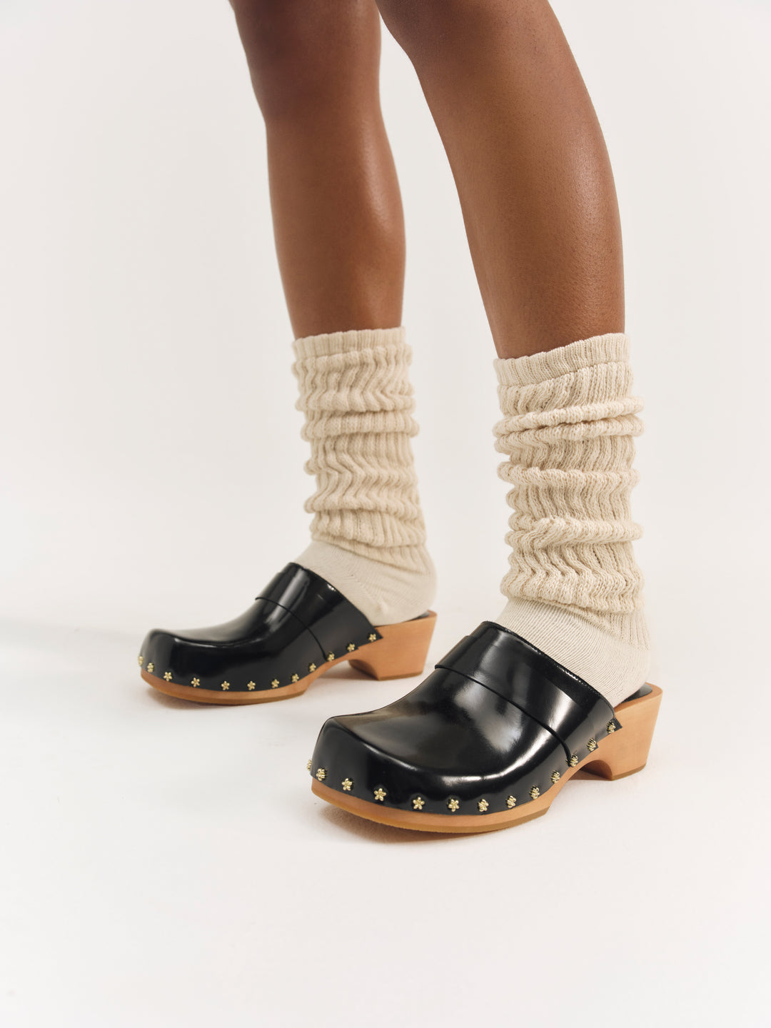 Adahlia Clog - Black | For Love and Lemons