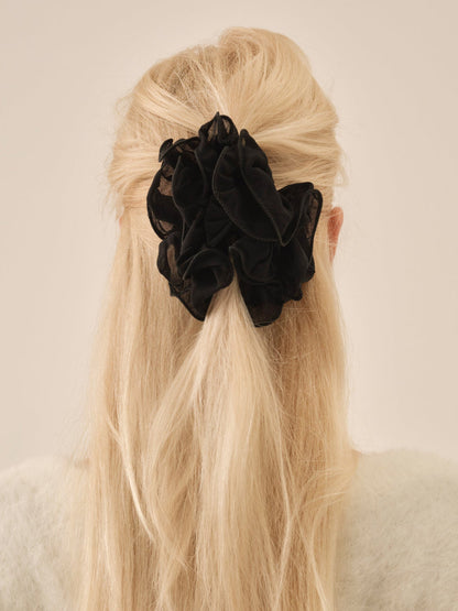 Rosette Hair Clip - Black | For Love and Lemons