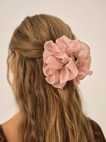 Rosette Hair Clip - Dusty Rose | For Love and Lemons
