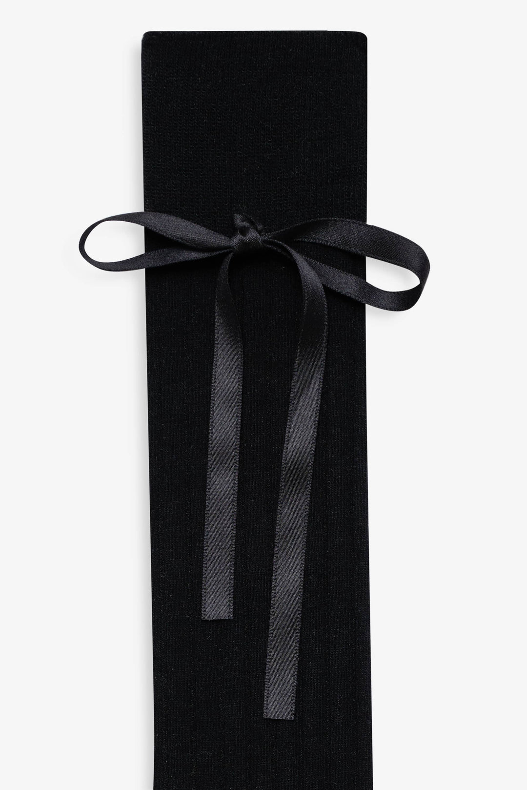 Knee-High Bow Socks - Black | For Love and Lemons