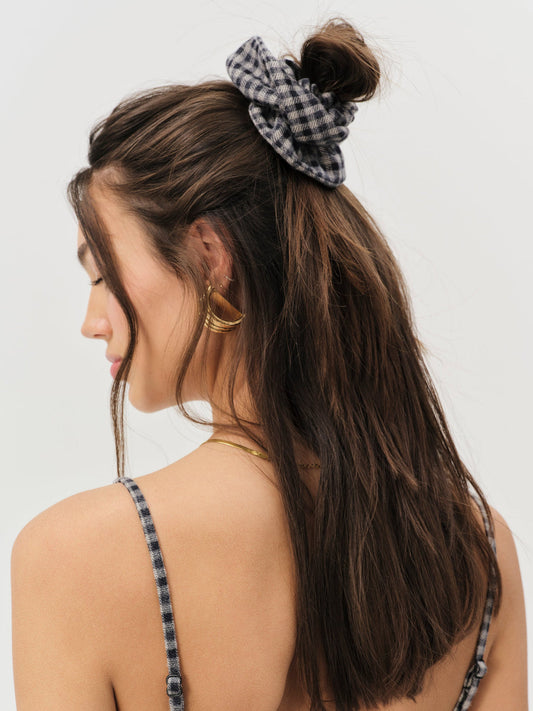 Savannah Scrunchie - Black | For Love and Lemons