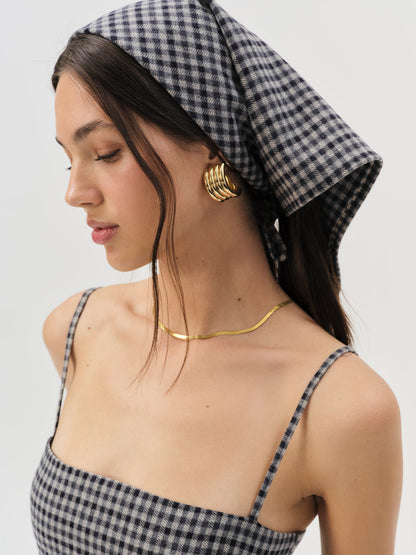 Savannah Headscarf - Black | For Love and Lemons