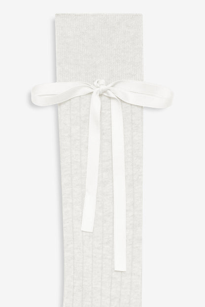 Knee-High Bow Socks - Cream | For Love and Lemons