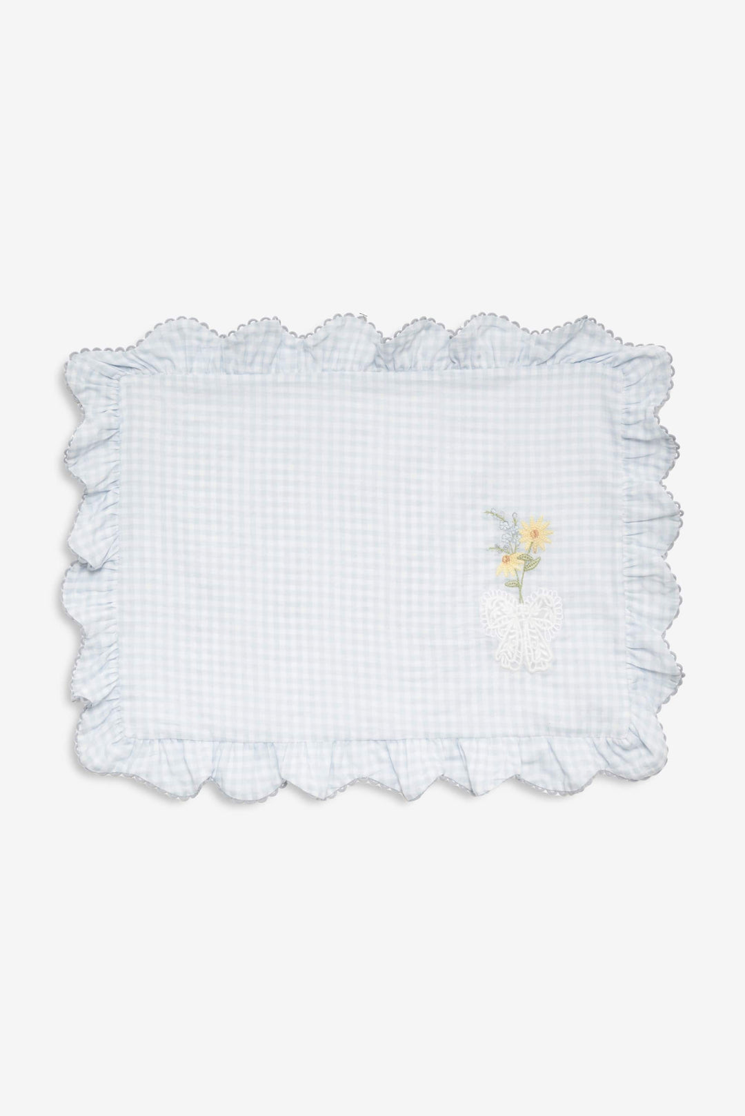 Bluebell Gingham Placemats - Blue | For Love and Lemons