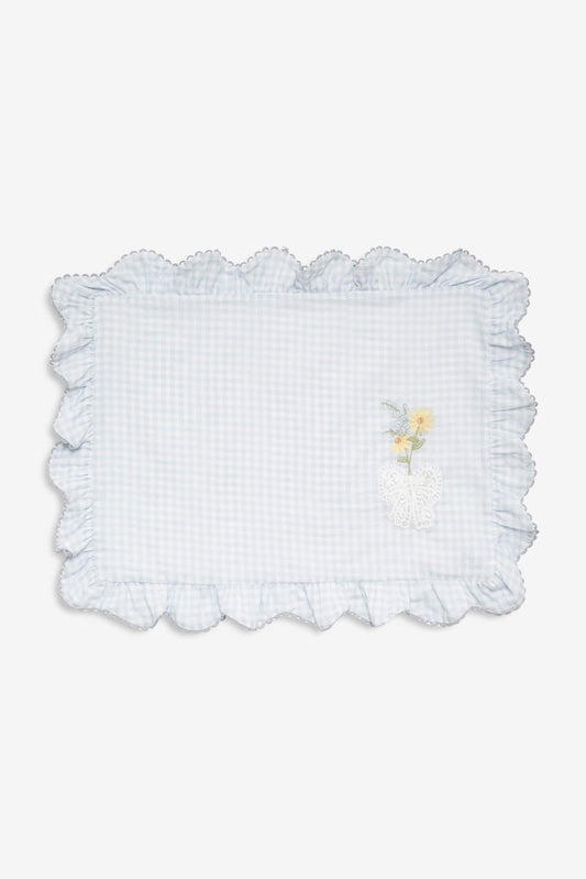Bluebell Gingham Placemats - Blue | For Love and Lemons