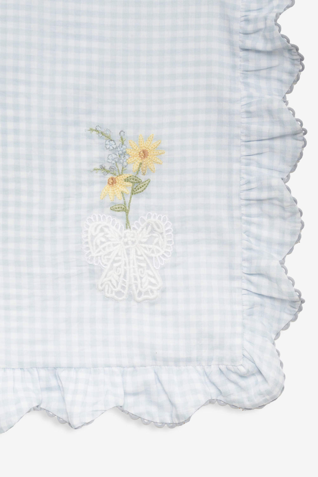 Bluebell Gingham Placemats - Blue | For Love and Lemons