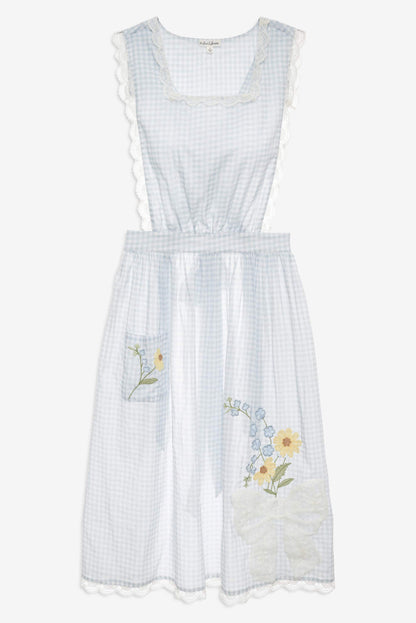 Bluebell Gingham Apron - Blue | For Love and Lemons