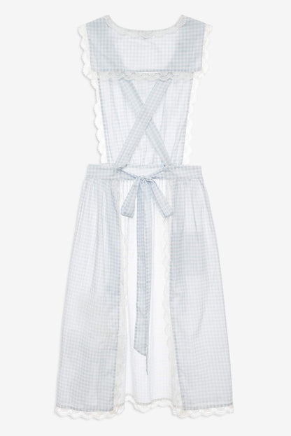 Bluebell Gingham Apron - Blue | For Love and Lemons