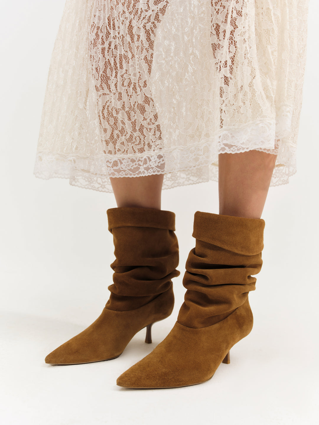 Verbana Slouch Boot - Brown | For Love and Lemons