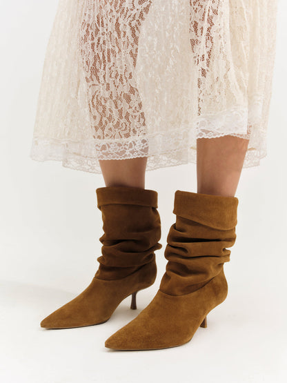 Verbana Slouch Boot - Brown | For Love and Lemons