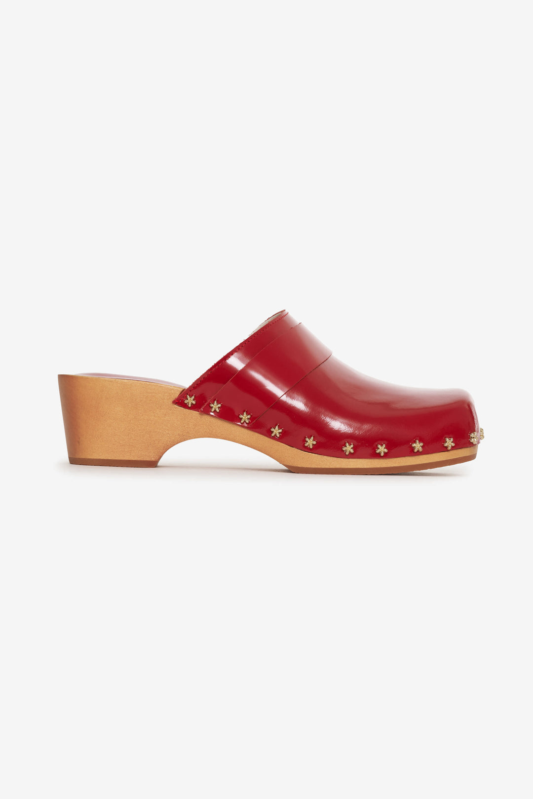 Adahlia Clog - Red | For Love and Lemons